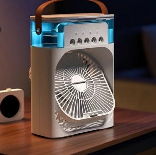 Multifunctional five-hole humidification fan